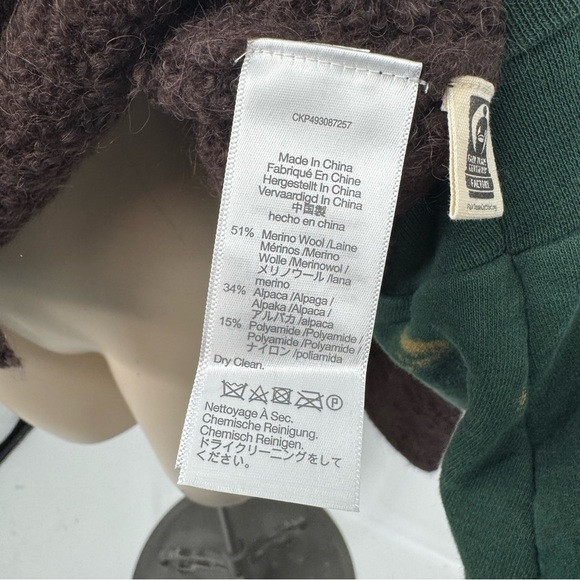 NWT Madewell Bouclé-Knit Sweater Jacket in Dark Carob - Picture 7 of 13